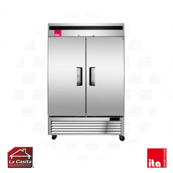 Refrigerador Industrial Vertical 2 Puertas Acero 1335 Lts. Frío Forzado ITA