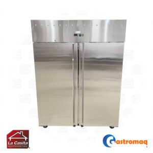 Refrigerador Industrial 2 Puertas Acero 1476 lts. Frío Forzado Gastromaq