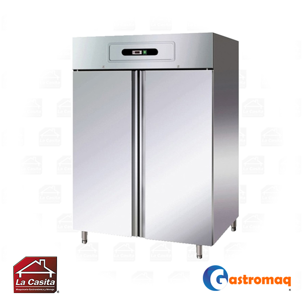 Refrigerador Industrial 2 Puertas Acero 1476 lts. Frío Forzado Gastromaq