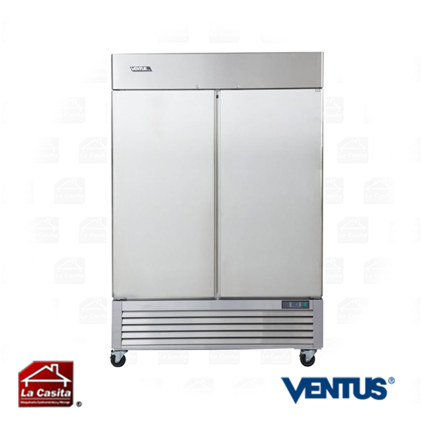 Congelador Industrial 2 Cuerpos Acero 1400 Lts. Ventus