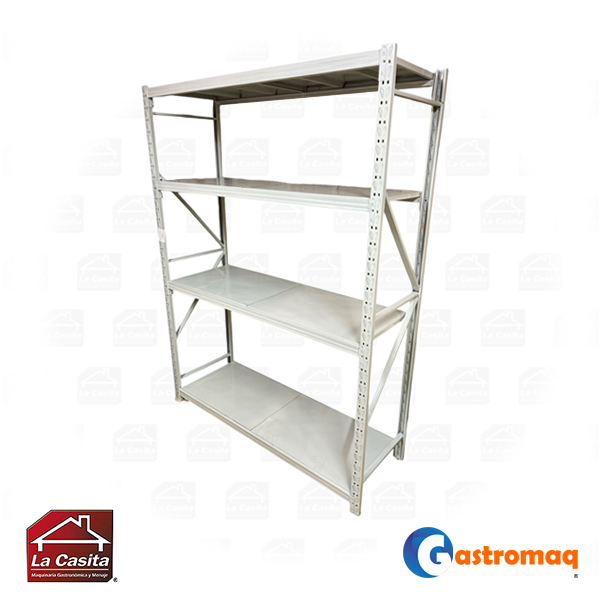 Repisa Rack 4 Niveles 150x50x200 cm. 400 kg Gastromaq