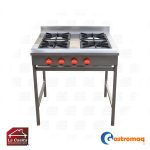 Anafe a Gas 4 Platos Alto 30×30 cms. Gastromaq
