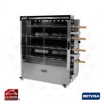 Asadora de Pollo 4 Espadas Tubular Metvisa