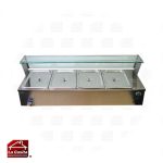 Baño María con Vidrio 4 Depósitos