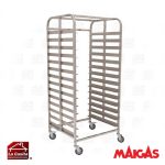 Carro Bandejero Panadería 24 Bandejas Maigas