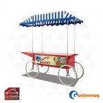 Carro Grande Maquina Pop Corn Gastromaq