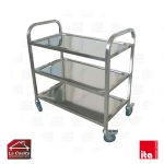 Carro Multiuso 3 Niveles Acero Inoxidable ITA