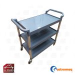 Carro servicio multiuso 3 niveles 78x48 cm. Gastromaq