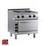 Cocina Eléctrica 4 Platos con Horno
