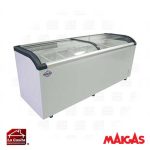 Congelador Isla 650 Lts. Vidrio Curvo Maigas