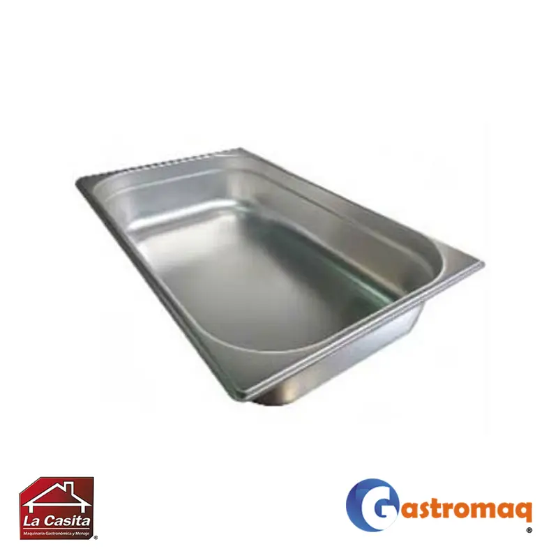 Depósito-Acero-GN-1-1×10,-32,5x53x10-cm.-Gastromaq Depósito Acero GN 1/1×10, 32,5x53x10 cm. Gastromaq - Imagen 1