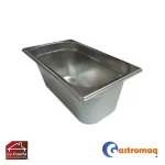 Depósito Gastronómico Acero GN 1/3×15. 17.6×32.5×15 cm. Gastromaq