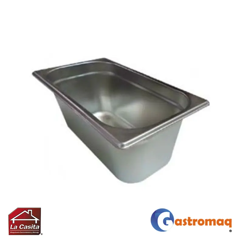 Depósito-Gastronómico-Acero-GN-1-3×15.-17.6×32.5×15-cm.-Gastromaq Depósito Gastronómico Acero GN 1/3×15. 17.6×32.5×15 cm. Gastromaq - Imagen 1