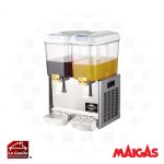Dispensador De Jugos 2 Depósitos De 18 Lts. MAIGAS