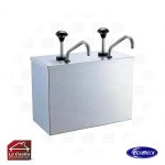 Dispensador Salsa Acero 2 Depósito 3 Lts. Ecobeck