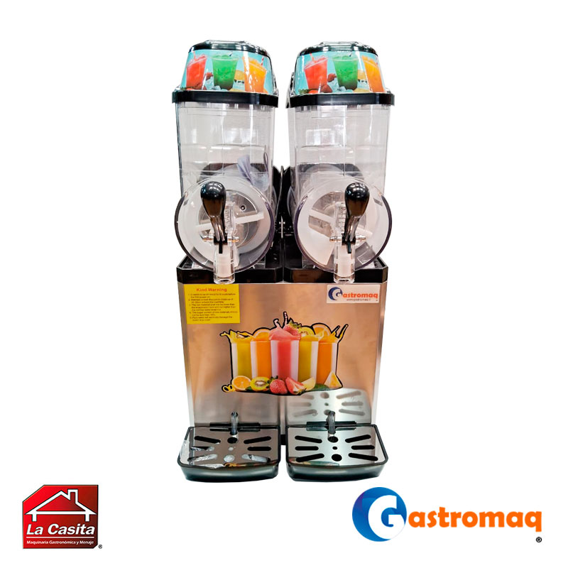 Granizadora 2 Depósitos 12 lts. Gastromaq