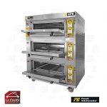 Horno De Piso 40x60 cms. 3 Cámaras U HPK-3 Full Acero Pareti-Kitchenette