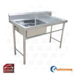 Lavafondos 1 Depósito con Secador Derecho GASTROMAQ