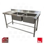 Lavafondos 2 Depósitos Secador Izquierdo 160x60 cms. ITA