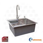 Lavaplatos Acero 50x50 cm. Gastromaq