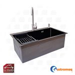 Lavaplatos Negro 50x50 cm. Gastromaq