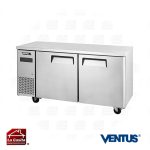 Mesón Freezer 2 Puertas Acero Inoxidable 240 Lts. Ventus