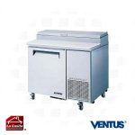 Mesón Preparacion Pizza 1 Puertas Acero Inoxidable 396 Lts. Ventus
