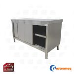 Mesón de Trabajo Cerrado Centro 120x80 cm. Gastromaq