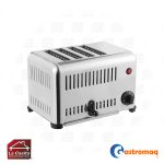 Tostadora De Pan Eléctrica 4 Rebanadas Acero Gastromaq