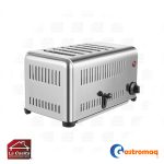 Tostadora De Pan Eléctrica 6 Rebanadas Acero Gastromaq