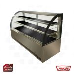 Vitrina Pastelera 2 mts. Vidrio Curvo 3 Niveles Maigas