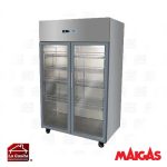Congelador Industrial 1000 Lts. 2 puertas de Vidrio (0ºC a -18ºC) Maigas