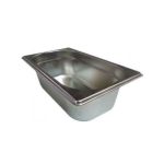 Depósito Acero GN 1/4 x10, 16.2×26.5×10 cm. Gastromaq