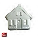Molde Queque Casita Aluminio