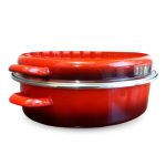 Olla Doble Ovalada 38 x 28 cms.