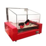 Roller de Hot Dog 11 Rodillos con Cúpula de Vidrio