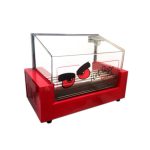 Roller de Hot Dog 5 Rodillos con Cúpula de Vidrio