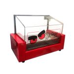 Roller de Hot Dog 7 Rodillos con Cúpula de Vidrio