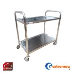 Carro transportador 2 niveles 82x47 cm. Gastromaq