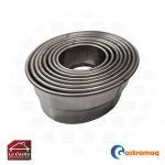 Cortador masa redondo set 8 piezas acero Gastromaq