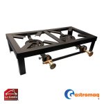 Fogón fierro negro 2 platos Gastromaq