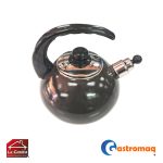 Tetera enlozada 2.2 lt. mango curvo con pito Gastromaq