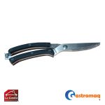 Tijera pollo acero mango negro Gastromaq