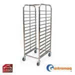 Carro bandejero 15 niveles acero inoxidable bandejas 60x40 cm. mod. 2 Gastromaq