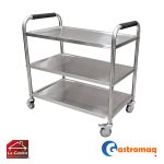 Carro transportador 3 niveles 90x50 cm. (lujo) Gastromaq