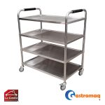 Carro transportador 4 niveles 101x61 cm. (lujo) Gastromaq