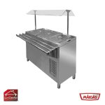 Salad Bar 3 Depósitos GN 1/1 Maigas