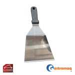 Espátula acero rectangular 10 cm. grande Gastromaq