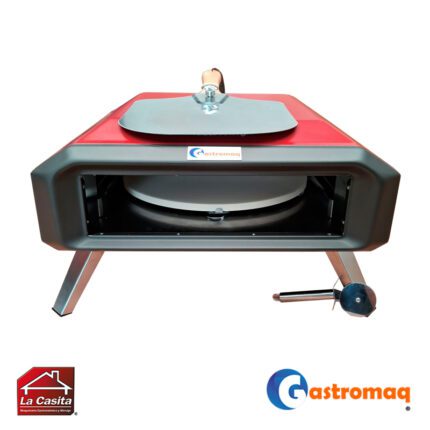 Horno De Pizza a Gas 16" Función Giratoria Automática Gastromaq