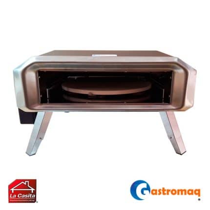 Horno De Pizza a Gas 16" Función Giratoria Automática Gastromaq